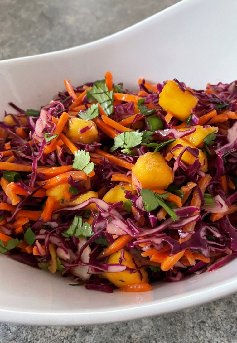 Sweet & Tangy Mango Slaw