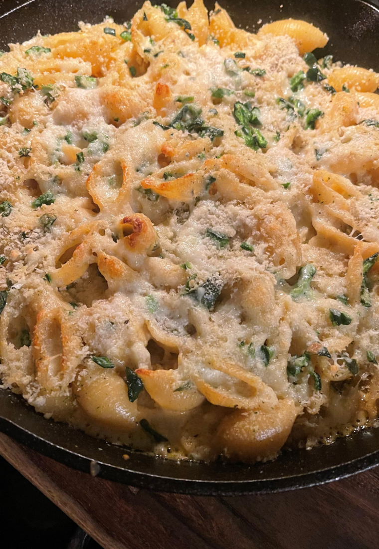 Poblano Baked Mac & Cheese