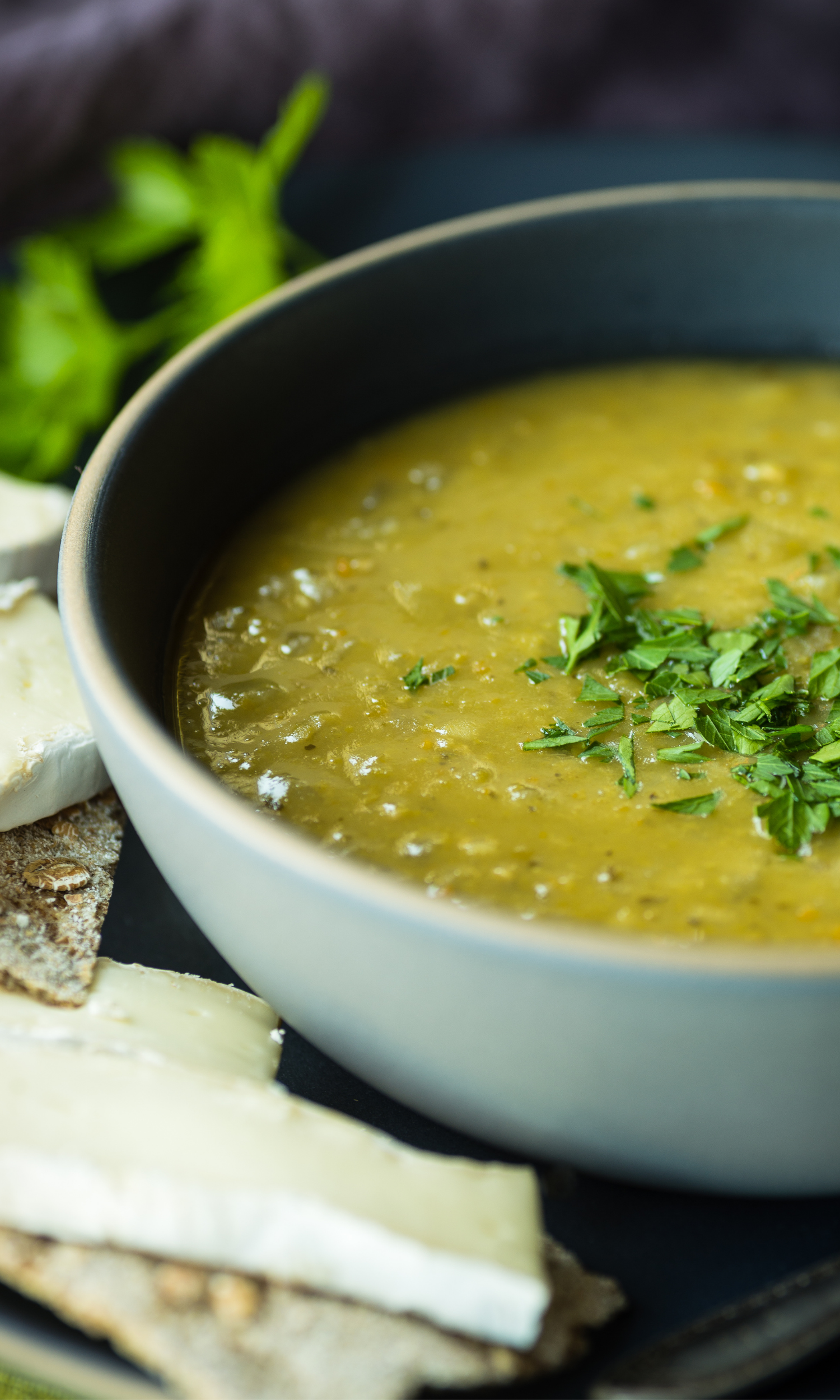 vegetarian split pea soup